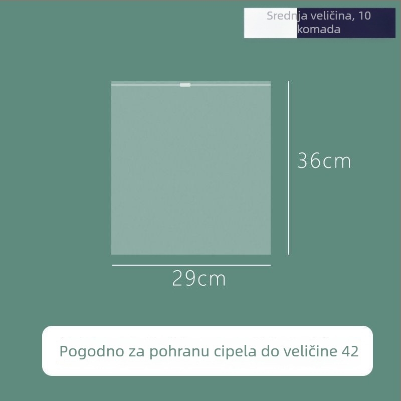 Prozirna torba za cipele, otporna na prašinu i vlagu, putna torba