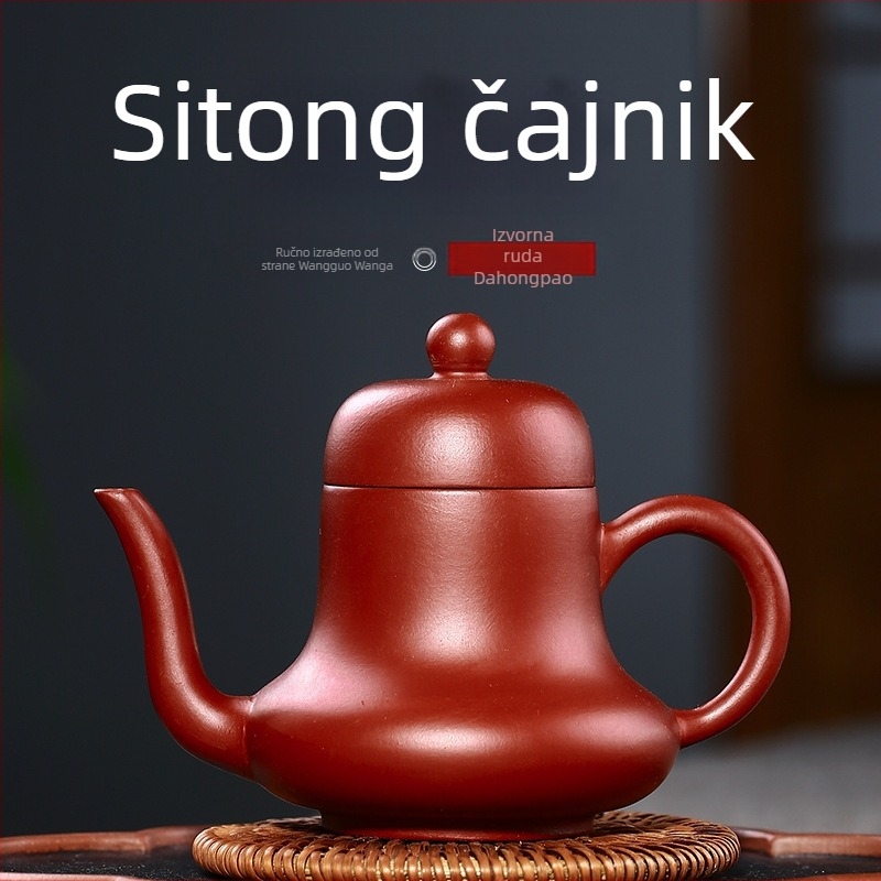 Čajnik od purpurne pijeskovite gline, ručna izrada, Da Hong Pao stil, mali kapacitet, za kućnu upotrebu, Rain Sand