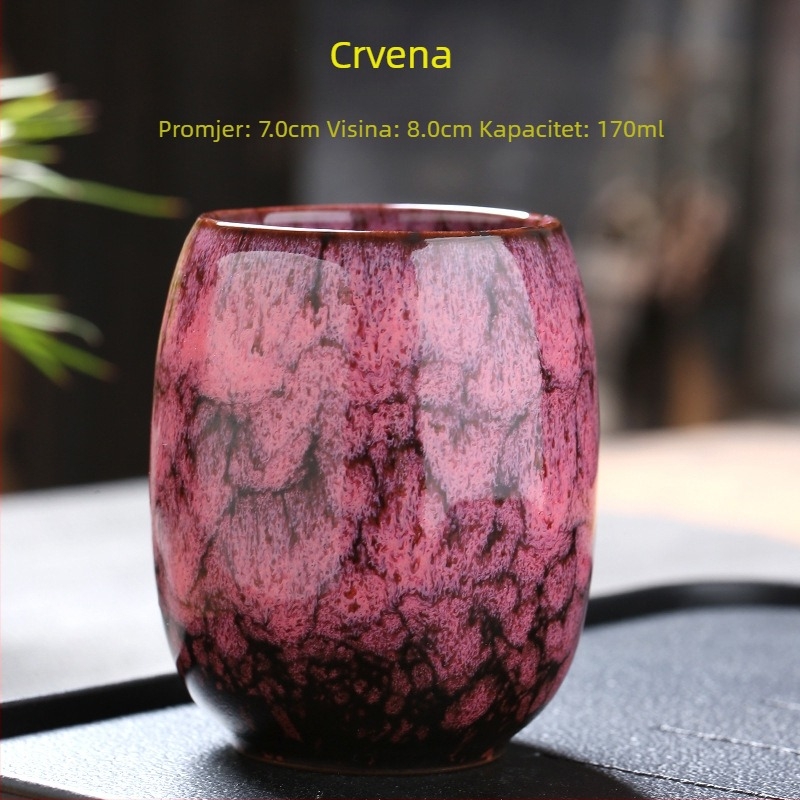 Keramička šalica za kućnu upotrebu, čajna degustacijska šalica, stil Jian ware