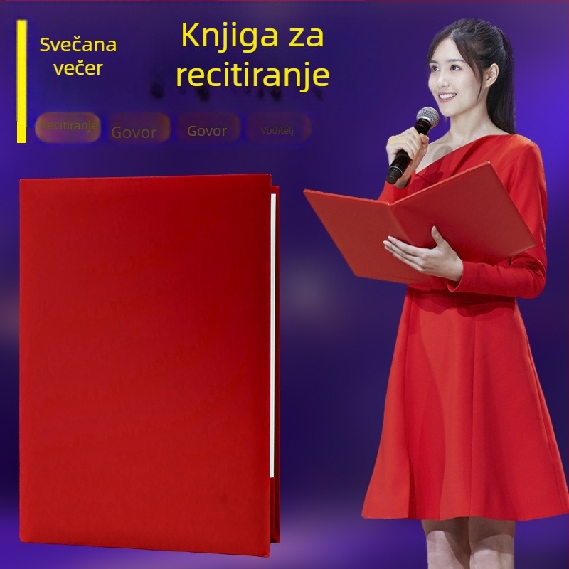 A4 mapa s podijeljima za ispitne listove i materijale, uredski pribor, knjiga recitacije i knjiga potpisa