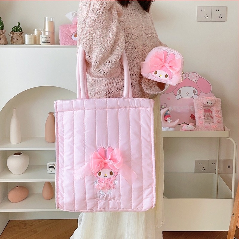 Crtić slatka My Melody torbica za rame — mini novčanik i organizer za žene, japanski stil