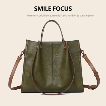 Nova moda jednofarbna tote torba – Velika veličina, PU materijal, gradski minimalistički stil SF-3383-1