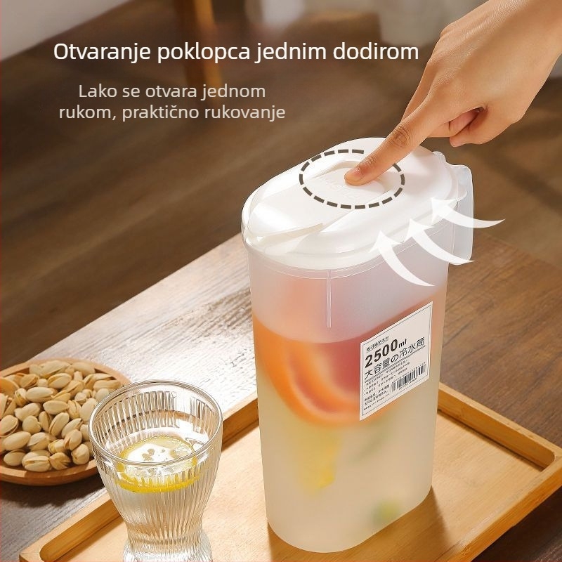 Džbán za hladnu vodu u japanskom stilu, velika kapaciteta, otporan na visoke temperature, s ugrađenim filtrom