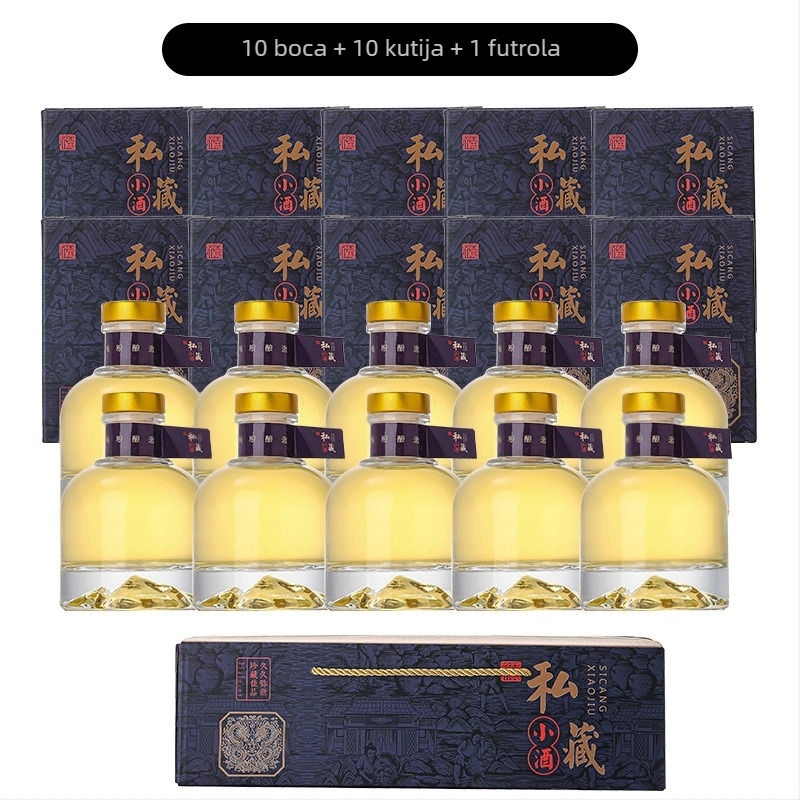 100 ml staklena boca za vino s raznim čepovima i pakiranjem – prazna DIY boca
