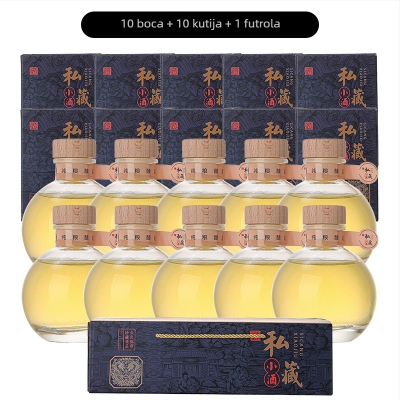 100 ml staklena boca za vino s raznim čepovima i pakiranjem – prazna DIY boca