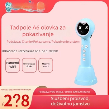 Tadpole čitaća olovka za djecu – model A3SA6S, englesko čitanje po razinama, Wi-Fi, inteligentno, univerzalno