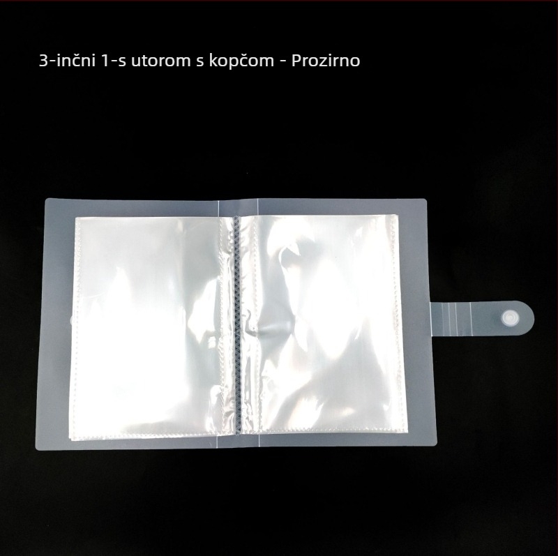 Dječji album za kartice i fotografije, 6 inča, s umetnutim stranicama, vizitka i Polaroid album, 2 džepa