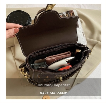 Ženska torba tipa sedla, mala torba, 2022 nova moda, torba za rameno, retro elegantan gradski stil, crossbody torba