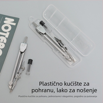Kružni kompas od nehrđajućeg čelika, set za crtanje i dizajn
