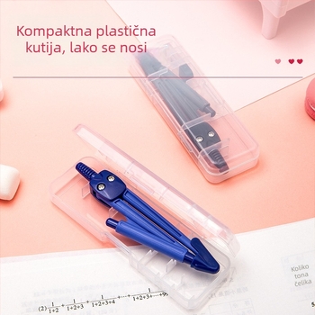 Deli crtaći kompas 8622, plastični materijal, do 30 cm