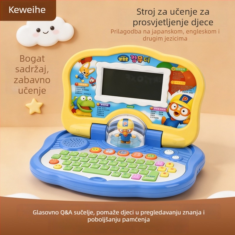 Pametni uređaj za rano obrazovanje djece s čitanjem Pinyin, interakcijom roditelj-dijete, višenamjenski čitač, prilagodljiv