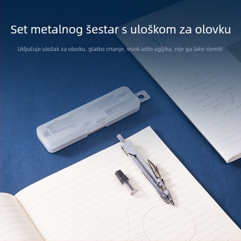 8601 Kružilo za crtanje, metalno, 0,5 mm, Set od jednog komada
