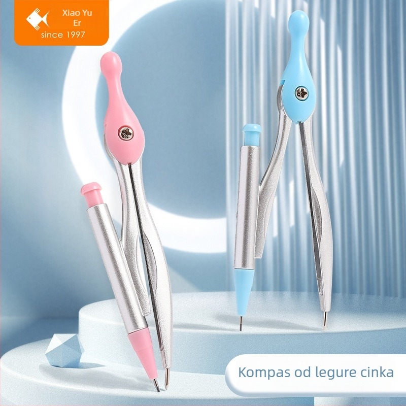 Metalni set kompasa, prenosni alat za crtanje geometrije za učenike