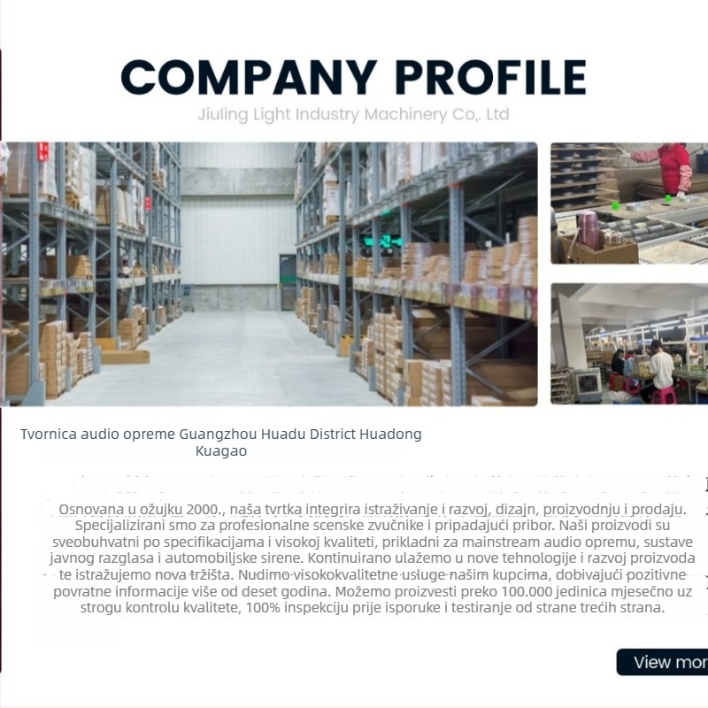 4Ω 20W, 3-inčni visokotonac, mali zvučnik za karaoke, dvostruki magnetski sustav, zvuk na pozornici