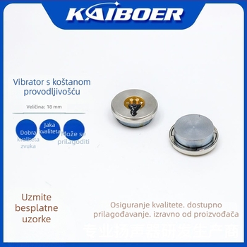 Kebor Okrugli 18 mm zvučnik za prijenos zvuka kroz kost s vibratorom, mini, puni domet, treća generacija
