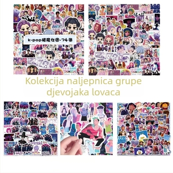 Set naljepnica s djevojkama lovkinjama demona – slatke crtane anime DIY grafiti naljepnice