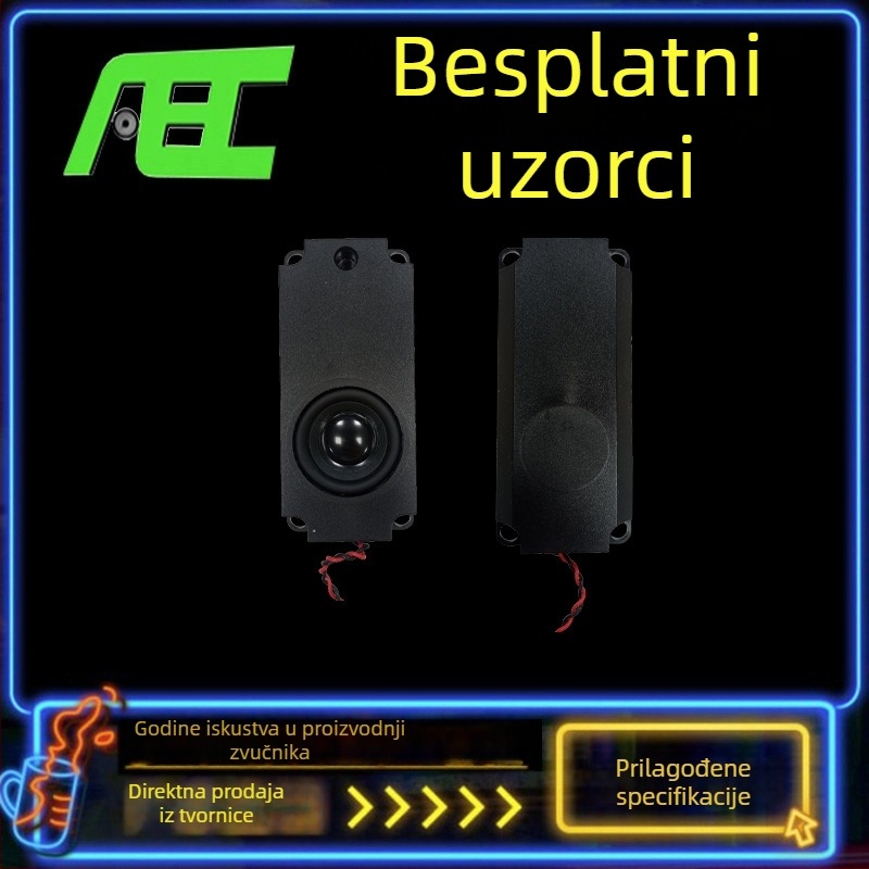 Aec mali zvučnik s unutarnjim magnetom, 4 Ω, 5 W, za TV i prijenosna računala, visokokvalitetan zvuk