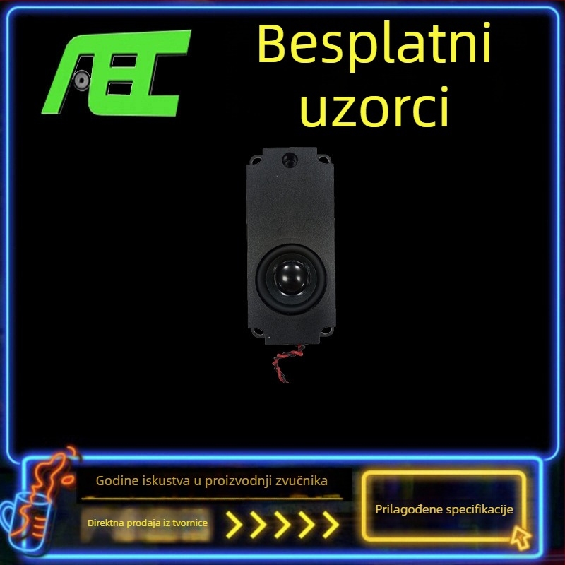Aec mali zvučnik s unutarnjim magnetom, 4 Ω, 5 W, za TV i prijenosna računala, visokokvalitetan zvuk