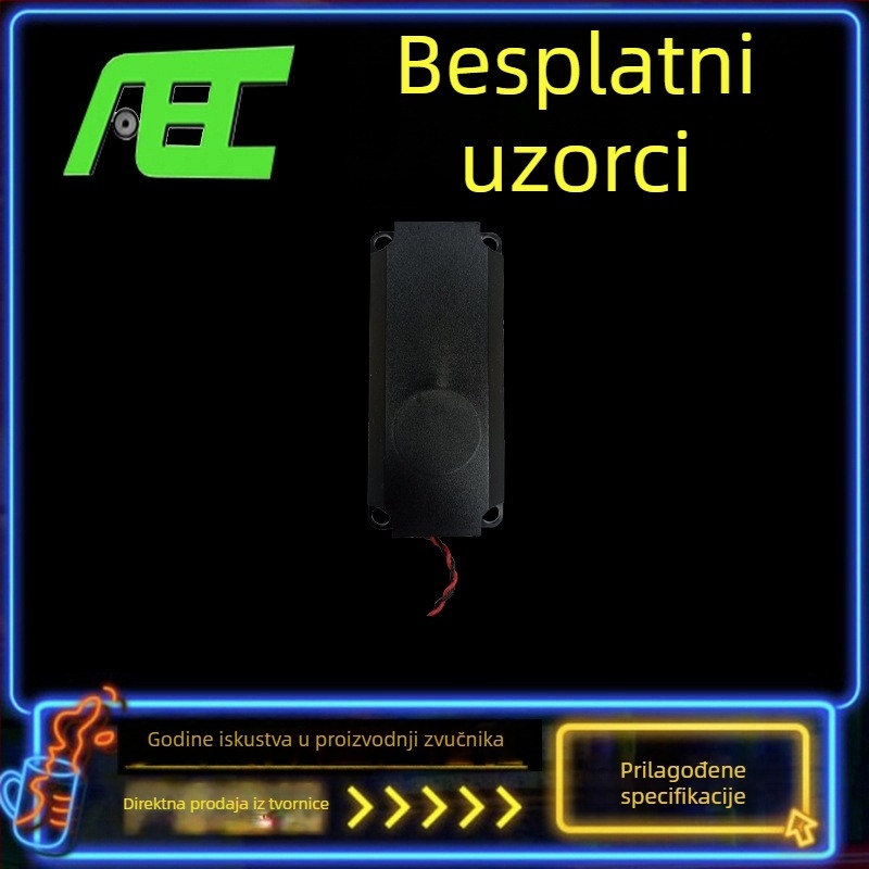Aec mali zvučnik s unutarnjim magnetom, 4 Ω, 5 W, za TV i prijenosna računala, visokokvalitetan zvuk