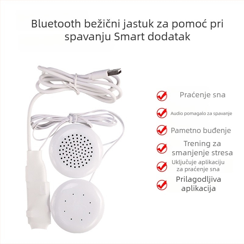Inteligentan glazbeni jastuk s Bluetooth zvučnikom i senzorom za praćenje spavanja – dodaci