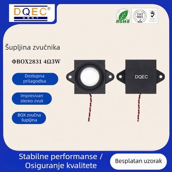 Dongqi Box2831 kućni zvučnik 4Ω 3W za glasovne najave, auto AV reklamni uređaj, namijenjeno AI igračkama