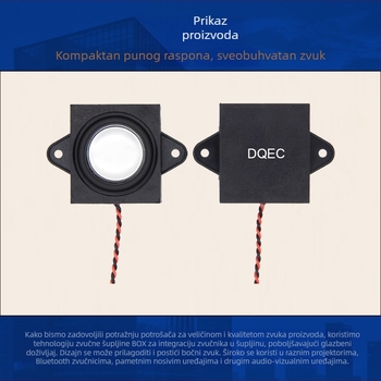 Dongqi Box2831 kućni zvučnik 4Ω 3W za glasovne najave, auto AV reklamni uređaj, namijenjeno AI igračkama