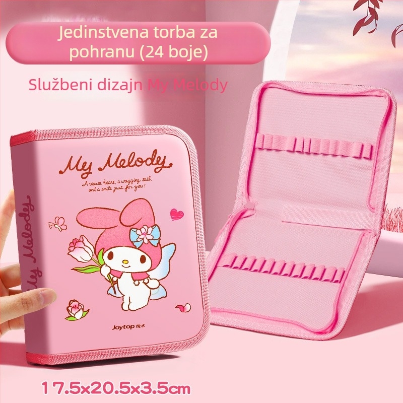Sanrio torba za pohranu akrilnih markera, 24 boje, za djecu