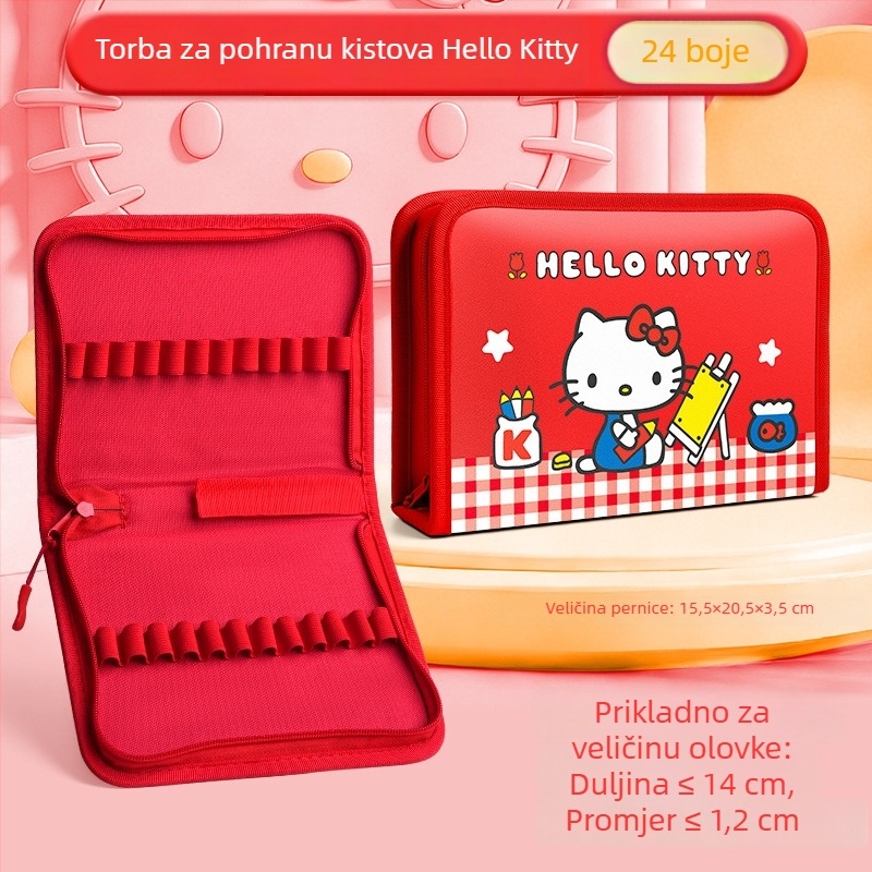 Sanrio torba za pohranu akrilnih markera, 24 boje, za djecu