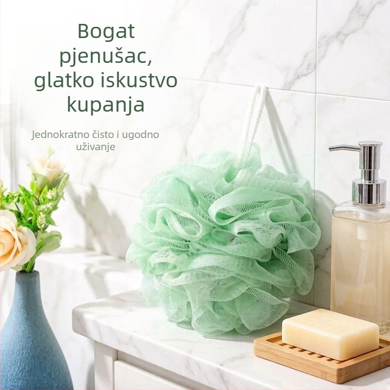 60 g velika spužva za kupanje u obliku cvijeta, pjenasta kupka