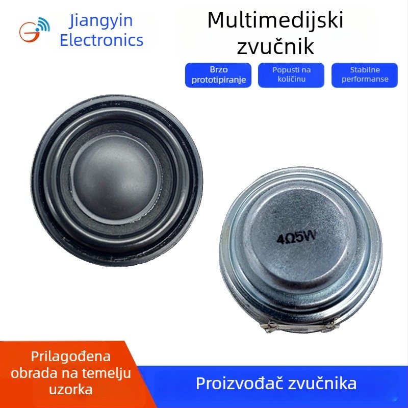 Bluetooth vanjski kompaktni zvučnik s 40 mm dvostrukim neodimijskim magnetom, PU rub, 4Ω 5W