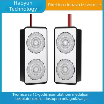 Kupaonsko ogledalo 50×110 cm s Bluetooth zvučnikom i ogledalom za šminku