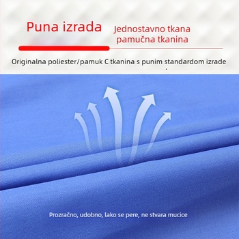 Lagani bijeli prozračni radni komplet za prehrambenu tvornicu