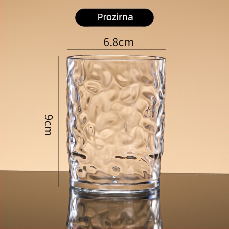 Čaša za vodu od akrila, PC materijal, stil za odmor, otporna na visoke temperature i lomljenje