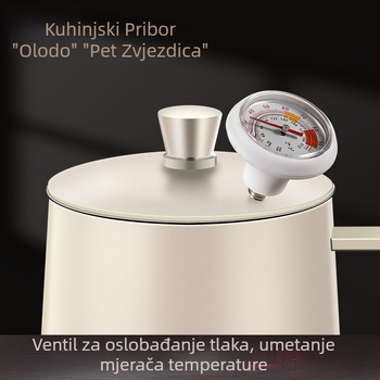 Kanvica za filter kavu od nehrđajućeg čelika 304 s kontrolom temperature, uski dugi izljev, ručno izrađeni kavski alat