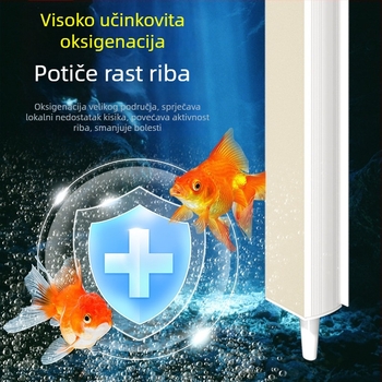 Set za akvarij s kisikom: traka mjehurića, vodopad mjehurića, kamenje za mjehuriće, nano disk za zrak, krajolik dekor, zračna zavjesa, pumpa kisika