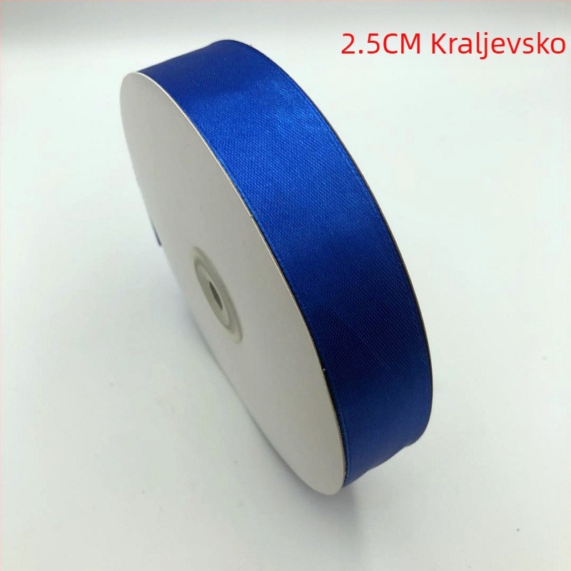 Voćna vrpca za pakiranje darova i cvjetne bukete, širina 2.5 cm, satenska vrpca za ukrašavanje torti