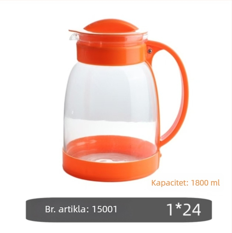 Stakleni set čajnika i posude za kućnu upotrebu — otporan na visoke temperature za pripremu čaja