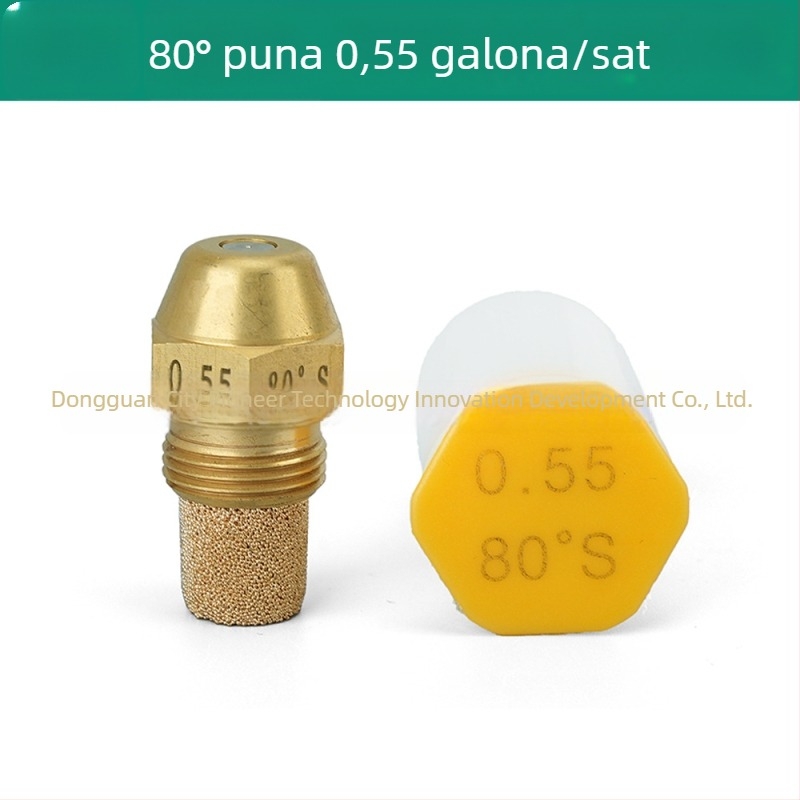 Latunska 80° mlaznica Danfoss za plamenik s metanol-dizelom i štednjakom na biljno ulje