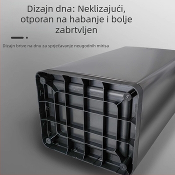Posuda od nehrđajućeg čelika za čajne ostatke, velika kapaciteta, uredski prostor, s filtracijom ostataka čaja
