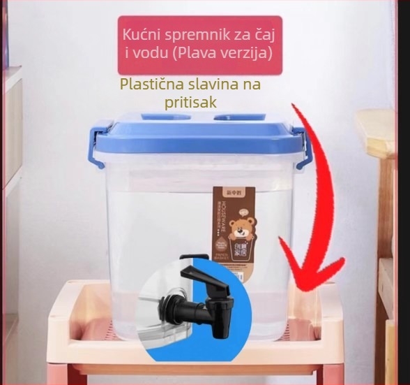 10-litarska posuda za vodu s slavinom i čajnim stolom