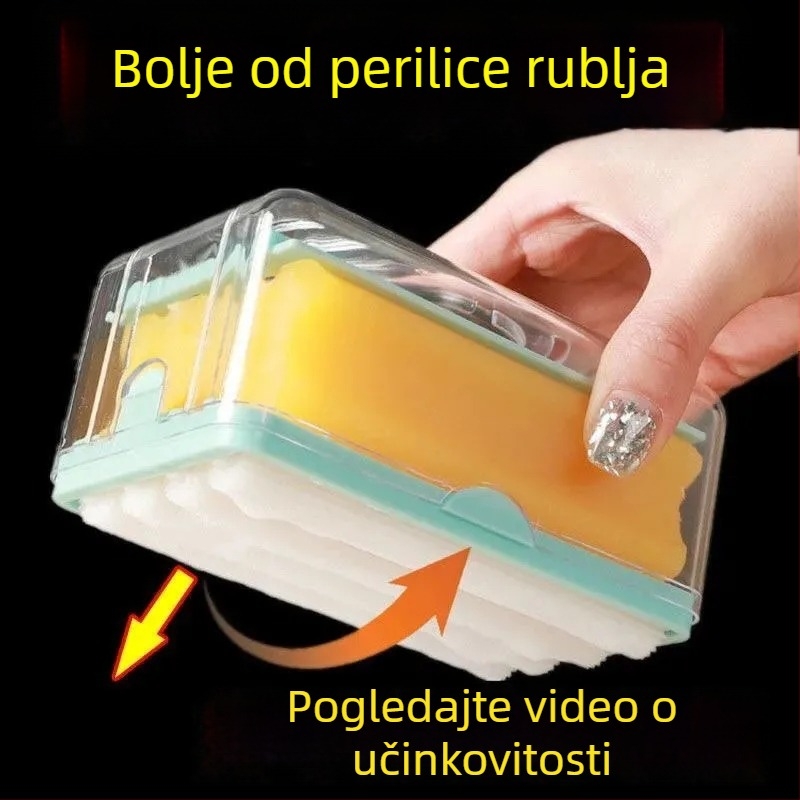 Kutija za sapun bez trljanja s roller-pjenom, višenamjenska odvodna kutija