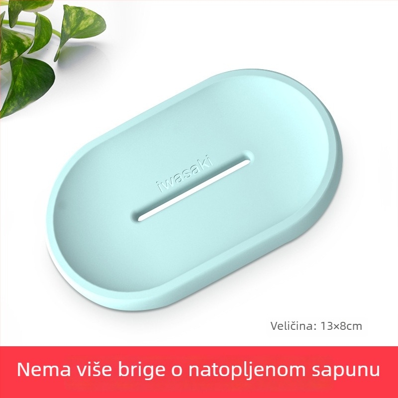 Posuda za sapun od diatomita s apsorpcijskom površinom, 13x8 cm