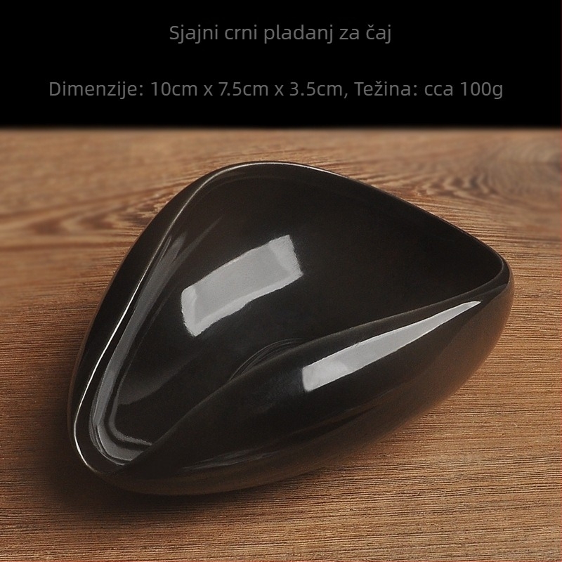 Plavo-bijeli porcelanski čajni set s žličicom i dijeličem, lotus motiv, glazura pri visokoj temperaturi, za umjetnost čaja i čajnu ceremoniju