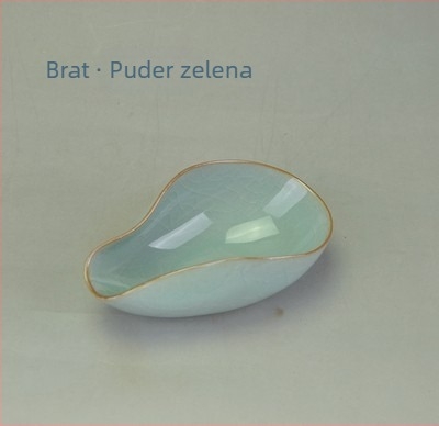 Set dodataka za Gongfu čajnu ceremoniju od celadonskog porcelana s logom