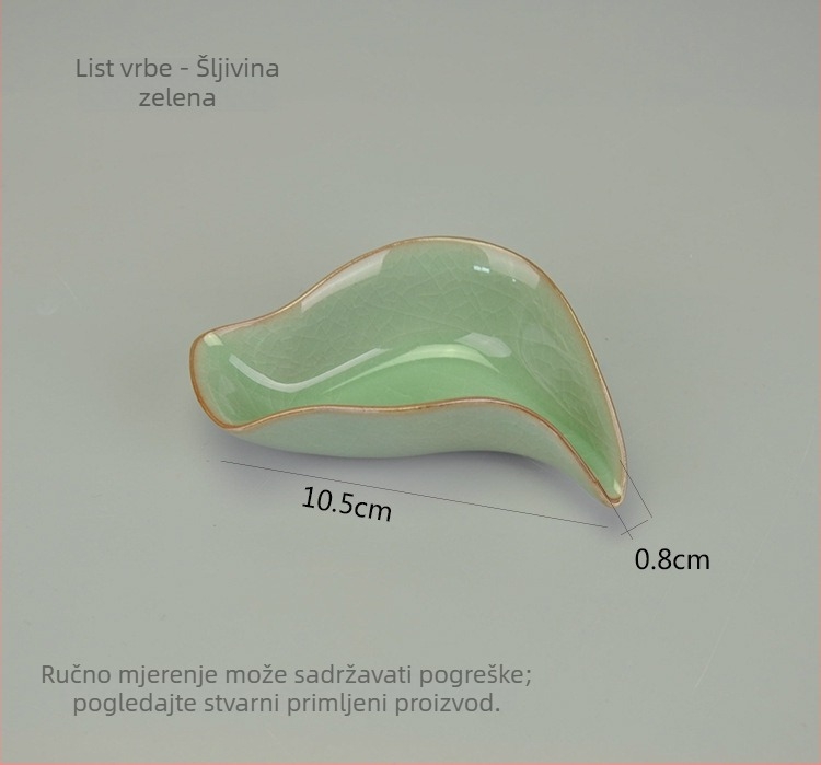Set dodataka za Gongfu čajnu ceremoniju od celadonskog porcelana s logom