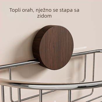 Zidni spremnik za ručnike za lice s usisnom čašom, kupaonica