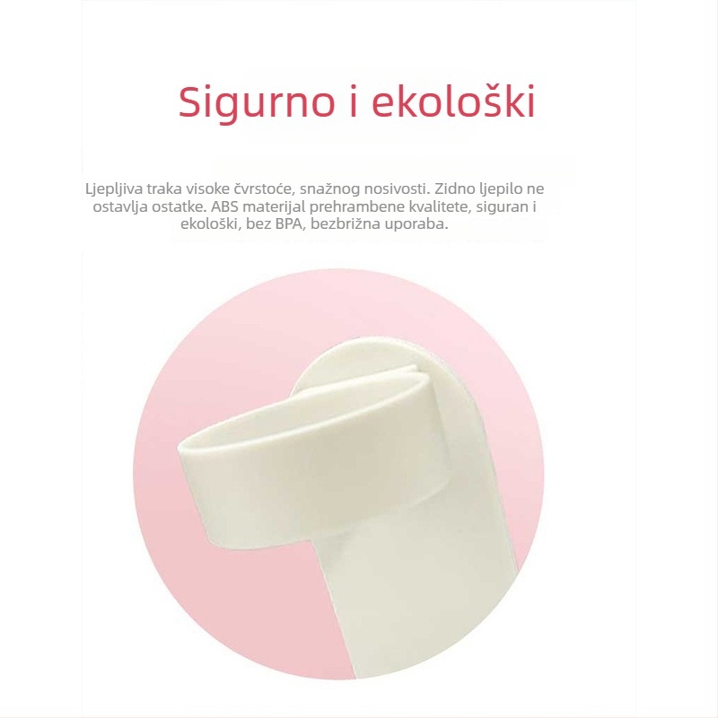 Držač za električnu četkicu za zube s zidnim montiranjem i spremištem