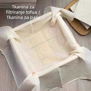 Gaza od 100% pamuka, za kućnu uporabu, fina mreža za filtriranje sojinog mlijeka i tofua, gazu za parenje riže