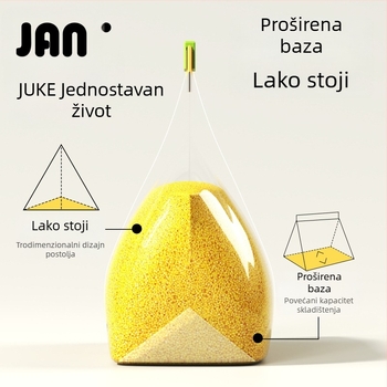 Vrećica za hranu sa zatvaračem, debela kućna vrećica sa zatvaračem, vrećica za pakiranje sa zatvaračem za hladnjak i zamrzivač, porcioniranje