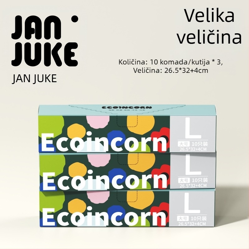 Vrećica za hranu sa zatvaračem, debela kućna vrećica sa zatvaračem, vrećica za pakiranje sa zatvaračem za hladnjak i zamrzivač, porcioniranje